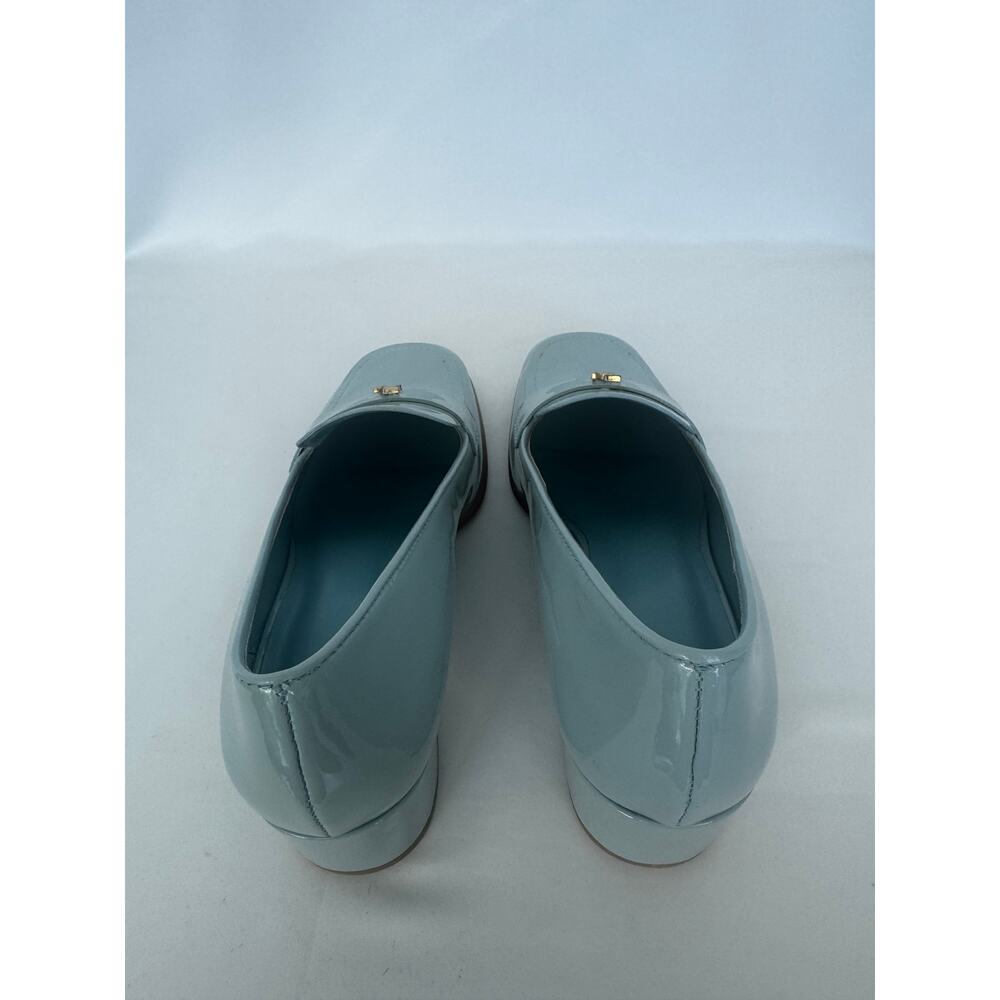 Frances Valentine Twiggy Light Blue Patent Loafer 8.5 - Picture 9 of 10